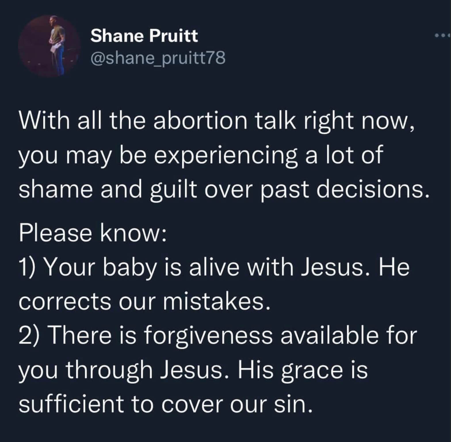 Compassion after abortion